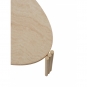 AYTM - Tribus Couchtisch Oval Sand hell / Travertin