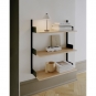 New Works - Wandregal 900 Eiche / Schwarz