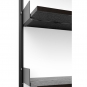 New Works - Chamber Wandregal 450 Schwarz / Schwarz