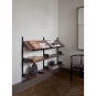 New Works - Office Wandregal 900 Walnuss / Schwarz