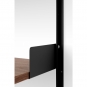 New Works - Library Wandregal 1900 Walnuss / Schwarz