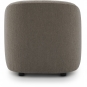 New Works - Covent Lounge Sessel schmal Taupe dunkel (Nevotex Barnum)