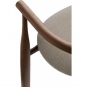 New Works - Bukowski Stuhl gepolstert Walnuss / Linara 342