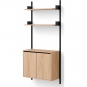 New Works - Cabinet Schrank hoch mit Türen Eiche