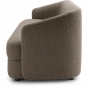 New Works - Covent Sofa 3-Sitzer tief Taupe dunkel (Nevotex Barnum)