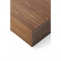 New Works - Mass Couchtisch hoch Walnuss | ohne Schublade