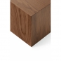 New Works - Mass Beistelltisch Walnuss | ohne Schublade