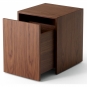 New Works - Mass Beistelltisch Walnuss | mit Schublade