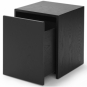 New Works - Mass Beistelltisch Eiche schwarz | mit Schublade