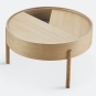 Woud - Arc Couchtisch Ø 66 cm Eiche geölt
