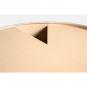 Woud - Arc Couchtisch Ø 66 cm Weiße Eiche
