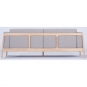 Gazzda - Fawn Sofa 3 Sitzer / Flachs Archway / Eiche Weiß geölt