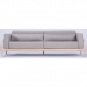 Gazzda - Fawn Sofa 3+ Sitzer / Flachs Archway / Eiche Weiß geölt