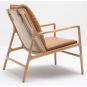 Gazzda - Dedo Easy Chair Armlehnstuhl Natur (Dakar Leder 3411)