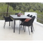 Cane-line - Breeze Sessel, stapelbar Schwarz