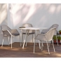 Cane-line - Breeze Sessel, stapelbar Weißgrau