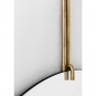 Moebe - Wandspiegel, Messing 50 cm