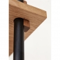 Moebe - Shelving System s.85.2.A Regal, Doppelt Eiche/Schwarz