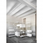 Moebe - Shelving System s.85.2.A Regal, Doppelt Weiß/Weiß