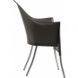 Driade - Lord Yo Gartenarmlehnstuhl Black/Aluminum