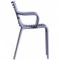 Driade - PIP-e Gartenarmlehnstuhl Lavender grey