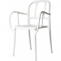 Magis - Mila Armlehnstuhl Outdoor Weiß