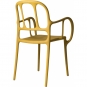 Magis - Mila Armlehnstuhl Outdoor Gelb
