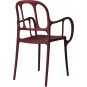 Magis - Mila Armlehnstuhl Outdoor Rot