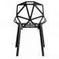 Magis - Chair One Stuhl Schwarz / Beine eloxiertes Aluminium