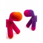 Magis - Puppy Hocker Medium/Velvet Fuchsia/Orange