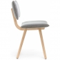 Magis - Trave Polsterstuhl Esche natur Rubelli Spritz | 22 Acquamarina