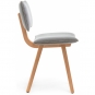 Magis - Trave Polsterstuhl Eiche natur Rubelli Spritz | 22 Acquamarina