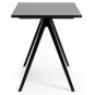 Magis - Baguette Tisch 130x65 cm Schwarz | Fenix Grau