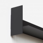 TIPTOE - Pli Regal 60 cm | Graphit Schwarz