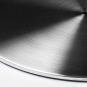 Le Feu - Dome Ground Steel High Bioethanol-Kamin Schwarz Stahl poliert | Ø25 mm | Stahl poliert | Stahl