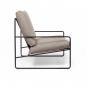 Ferm Living - Desert Sessel Schwarz / Sand dunkel (Dolce)
