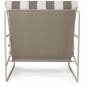Ferm Living - Desert Sessel Cashmere / Chocolate (Stripe)