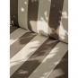 Ferm Living - Desert Sofa 2-Sitzer Schwarz / Chocolate (Stripe)