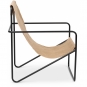 Ferm Living - Desert Lounge Sessel Schwarz / Sand