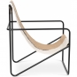 Ferm Living - Desert Lounge Sessel Schwarz / Soil