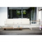 Jan Kurtz - Lux Lounge Modulsofa Eckelement | Weiß | Weiß
