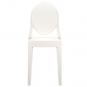Kartell - Victoria Ghost Stuhl Weißglänzend