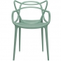 Kartell - Masters Stuhl Salbeigrün