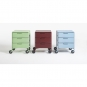 Kartell - Mobil Rollcontainer 3 Schubladen | Mattes Hellgrün