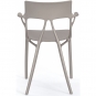 Kartell - A.I. Stuhl Metallic Grau