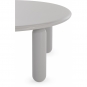 Kartell - Undique Mas Beistelltisch Ø85 cm | Grau