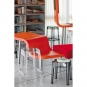 Pedrali - Rubik 582 Barhocker Rot Transparent