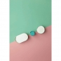 Pedrali - Parenthesis Couchtisch Ø42.5 cm, H.64 cm | Schwarz