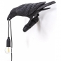 Seletti - Bird Looking Wandleuchte Black | Looking Left
