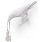 Seletti - Bird Looking Wandleuchte White | Looking Left Outdoor